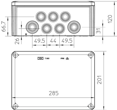 T 350 F